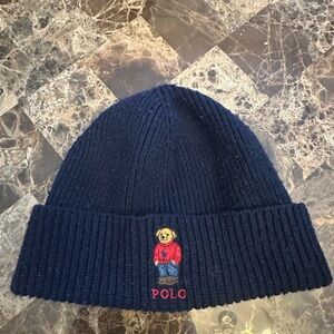 Ralph Lauren Dark Blue Knit Beanie
